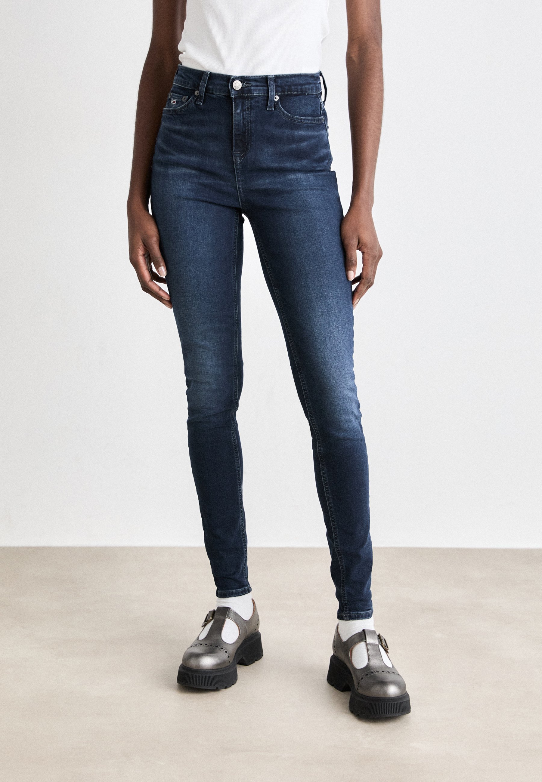 Tommy Jeans NORA - Skinny Fit jeans - donker denim