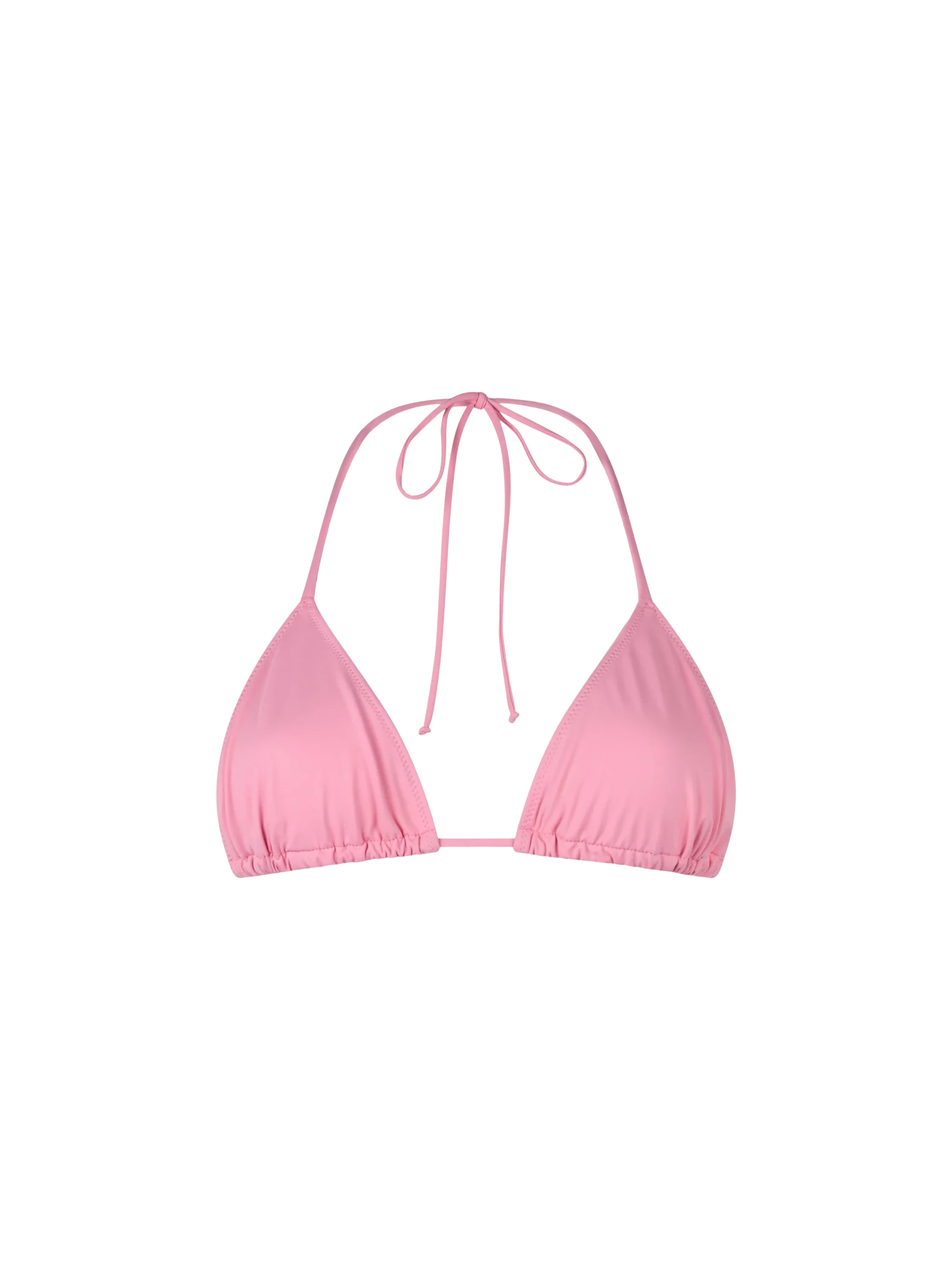 Traje de baño Leah Pink con top triangular