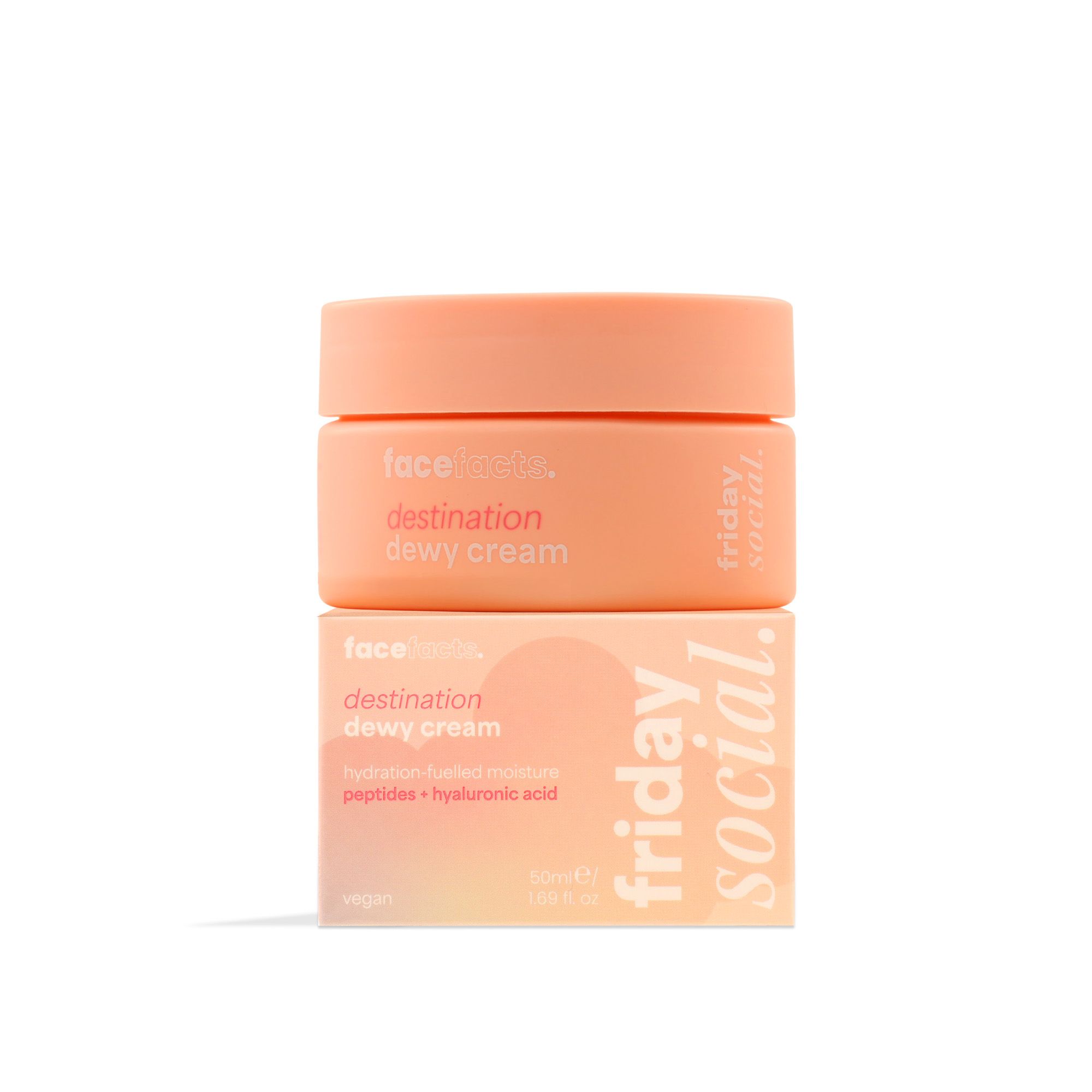 Vlažilna krema za obraz Friday Social Destination Dewy Cream Vlažilne kreme za obraz