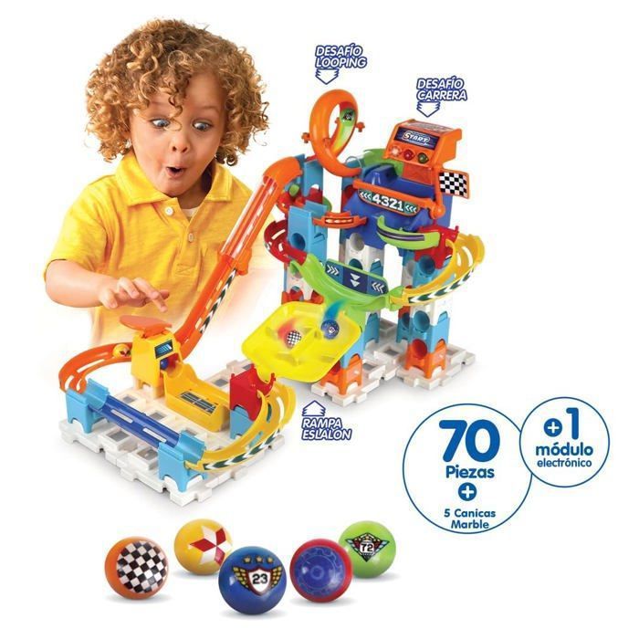 Construction set - Vtech - 80-519322 - 73 pieces - 5 marbles - 3 difficulty levels