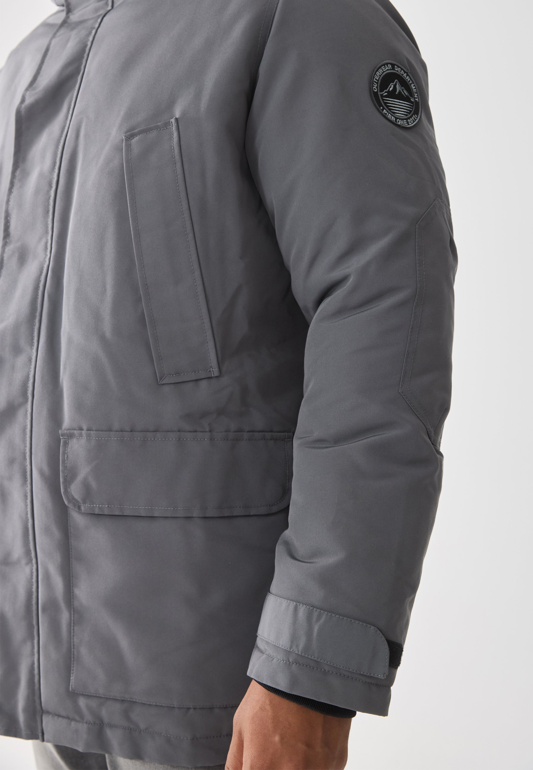 Pier One Parka - donkergrijs