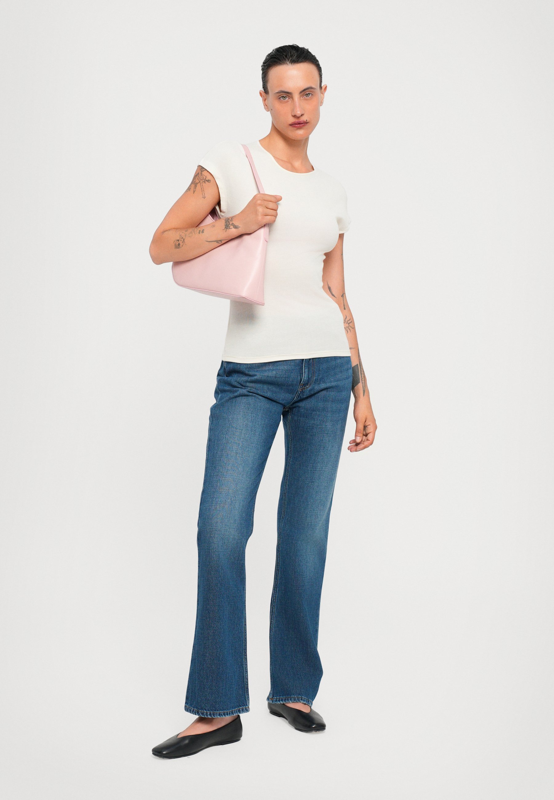 Rodebjer OTTA BODY - T-shirt basic - bianco sporco