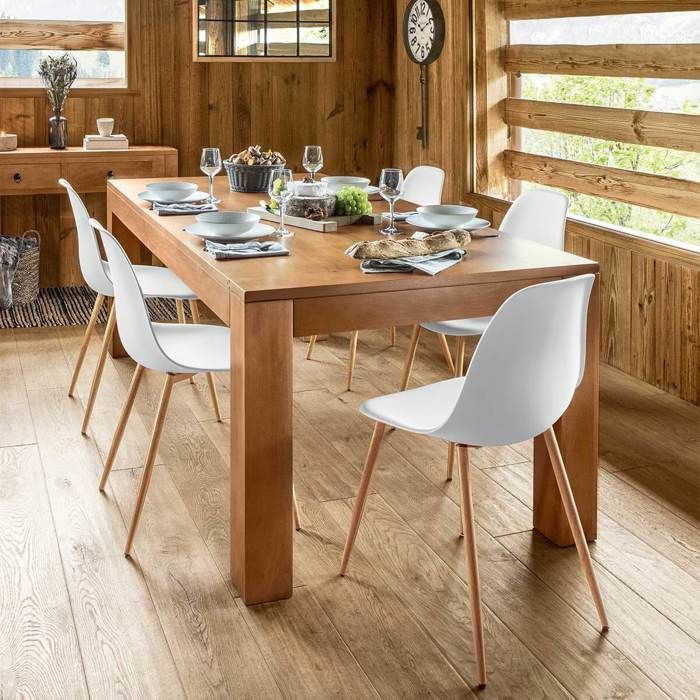 Stuhl „Taho“, 44 cm, weiß – Atmosphera Interior Designer