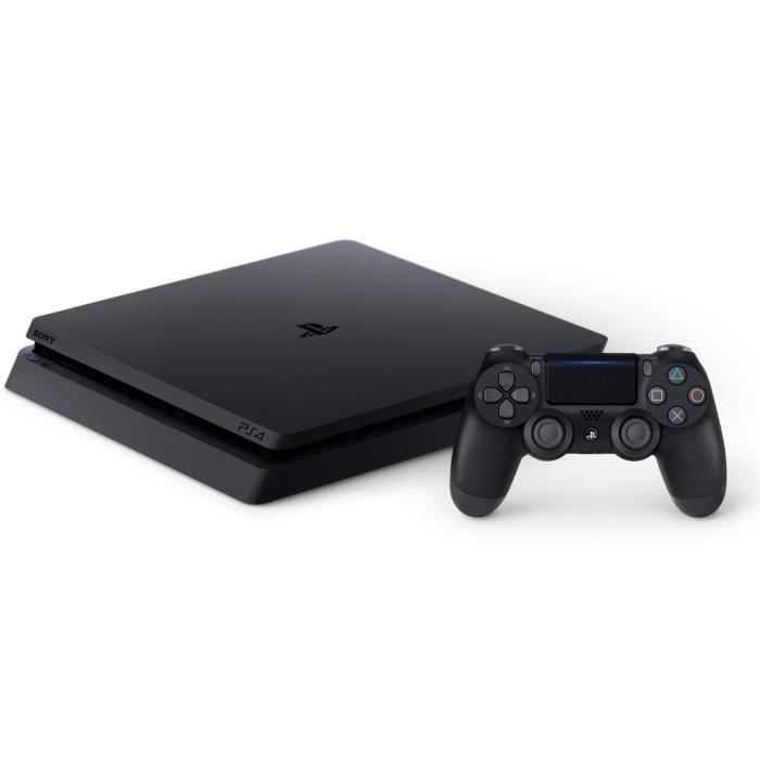 PS4 Slim 500GB Schwarz/Jet Black Konsole - F Gehäuse - Offizielle PlayStation