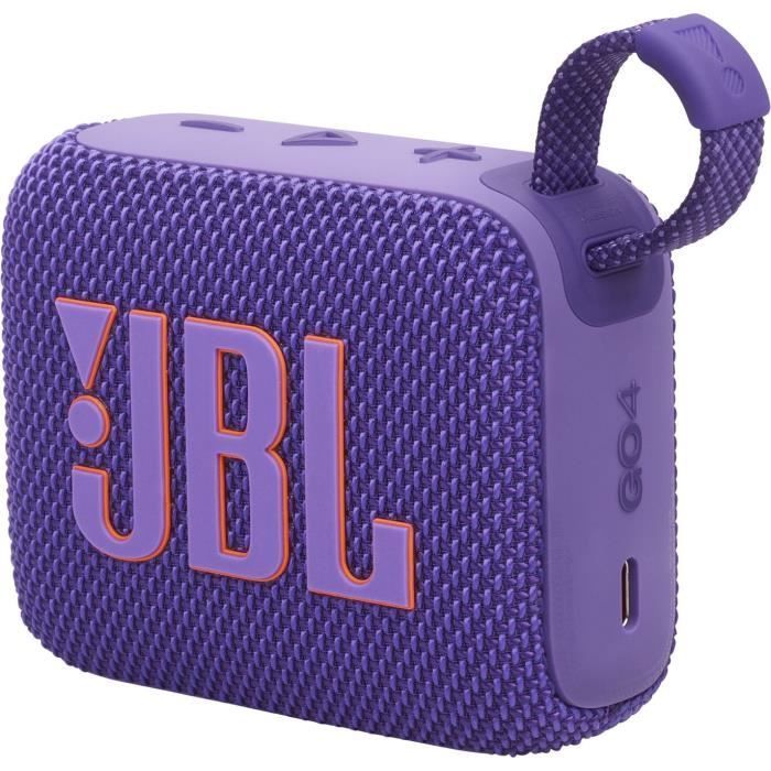 Enceinte Bluetooth ultra-portable - JBL GO 4 - Bluetooth 5.3 - Violet