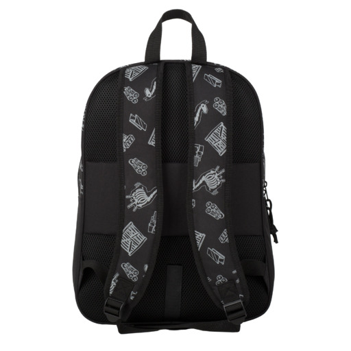  Mochila Escolar Fortnite Dark Black Doblecompartimento Adaptowalne Carro
