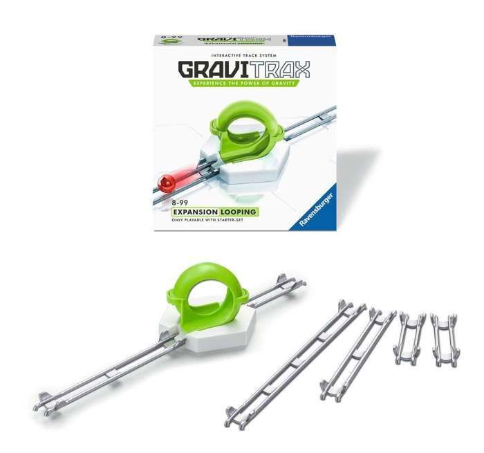 Bloque de acción con bucles GraviTrax - Ravensburger - Pista de canicas creativa STEM para mayores de 8 años