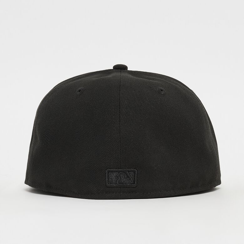 Fitted-Cap 59Fifty Schwarz auf Schwarz MLB New York Yankees