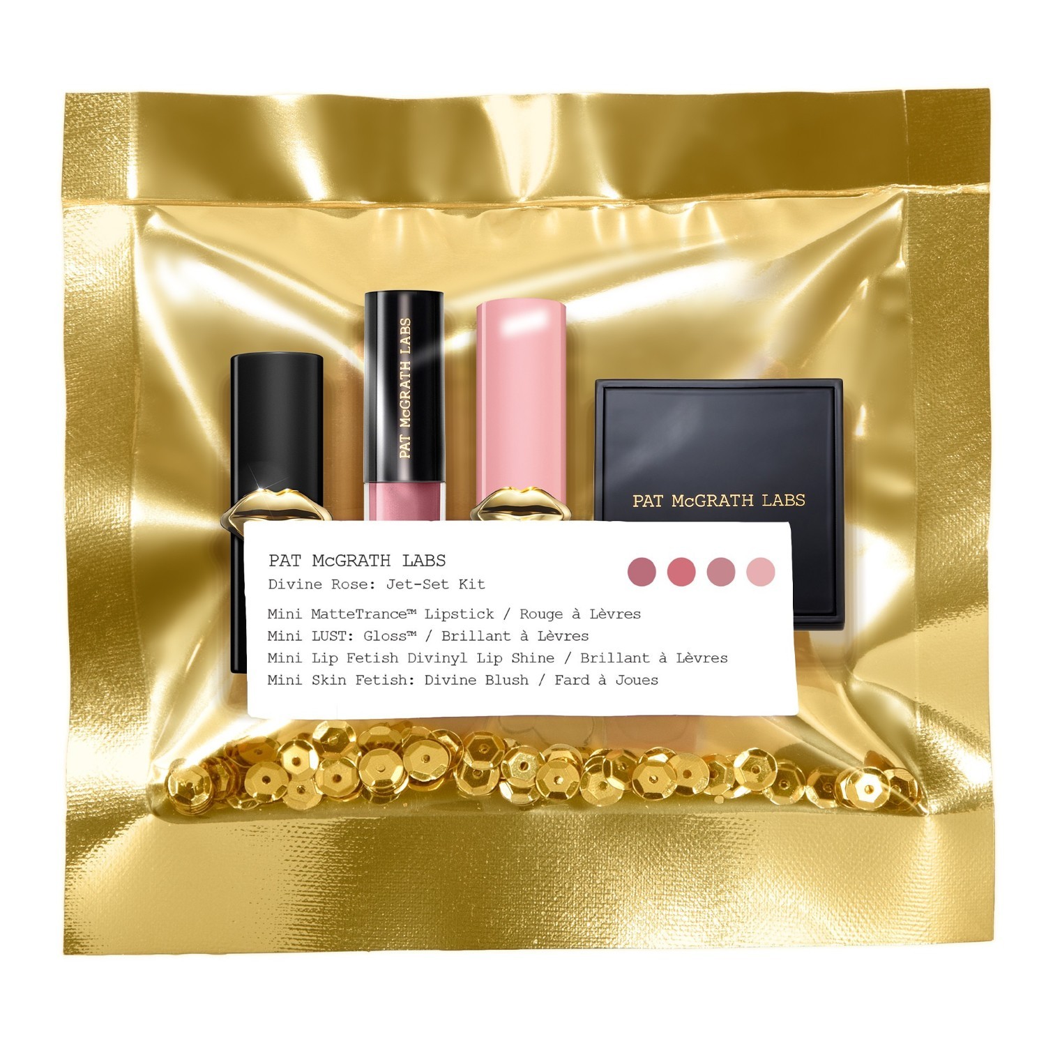 Pat McGrath Labs set za šminkanje Love Collection Divine Rose: Jet-Set set -