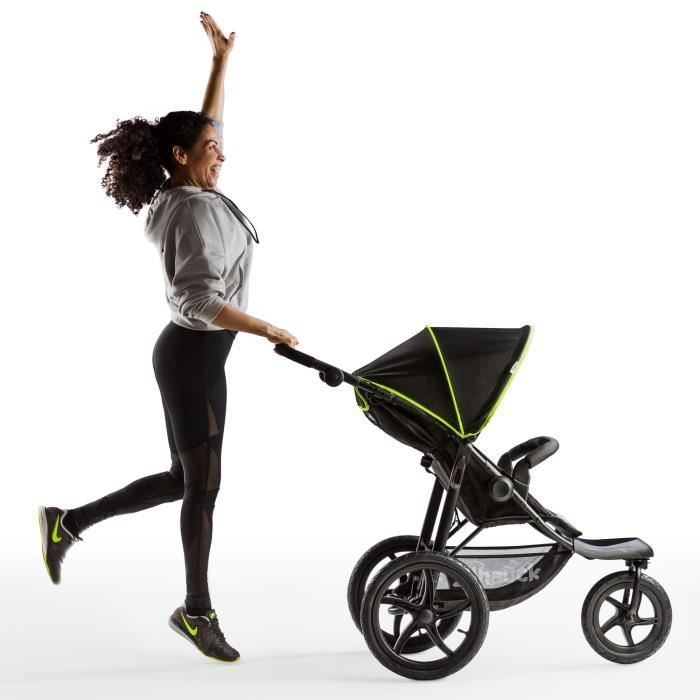 HAUCK Poussette tout terrain 3 roues Runner - noir