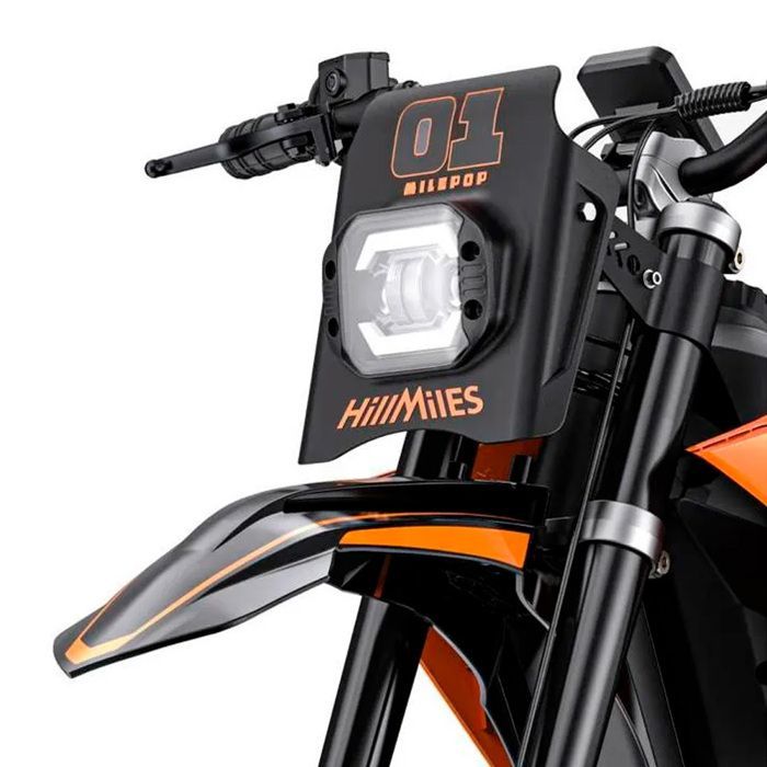 HillMiles MilePort 1 Moto électrique tout-terrain pour adultes, Moteur 2000W Batterie 48V 25Ah, 14 Pneu, Pente maxi : 30°