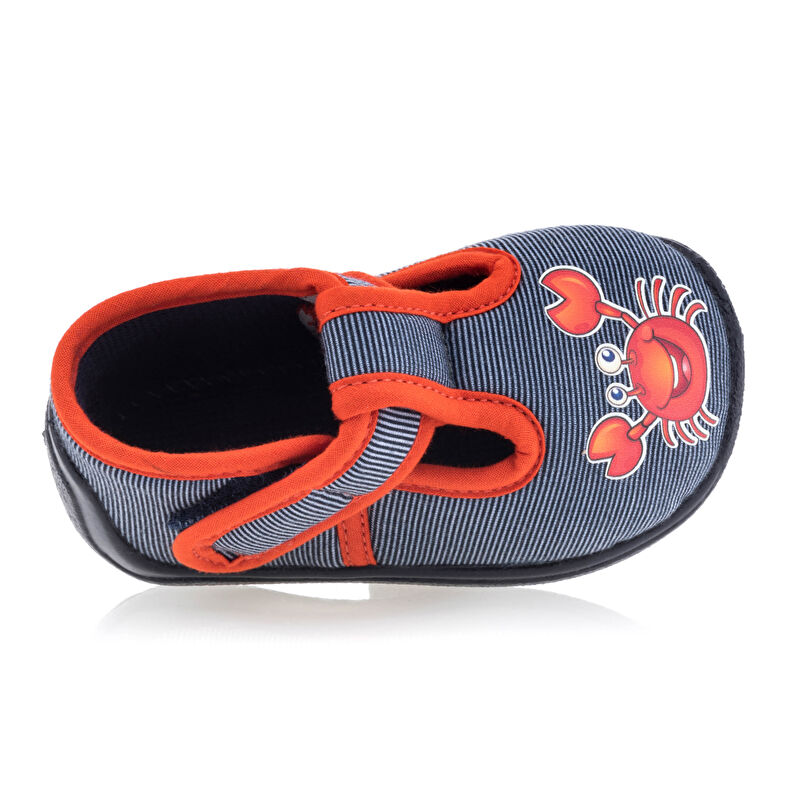 Pantofole blu per neonato