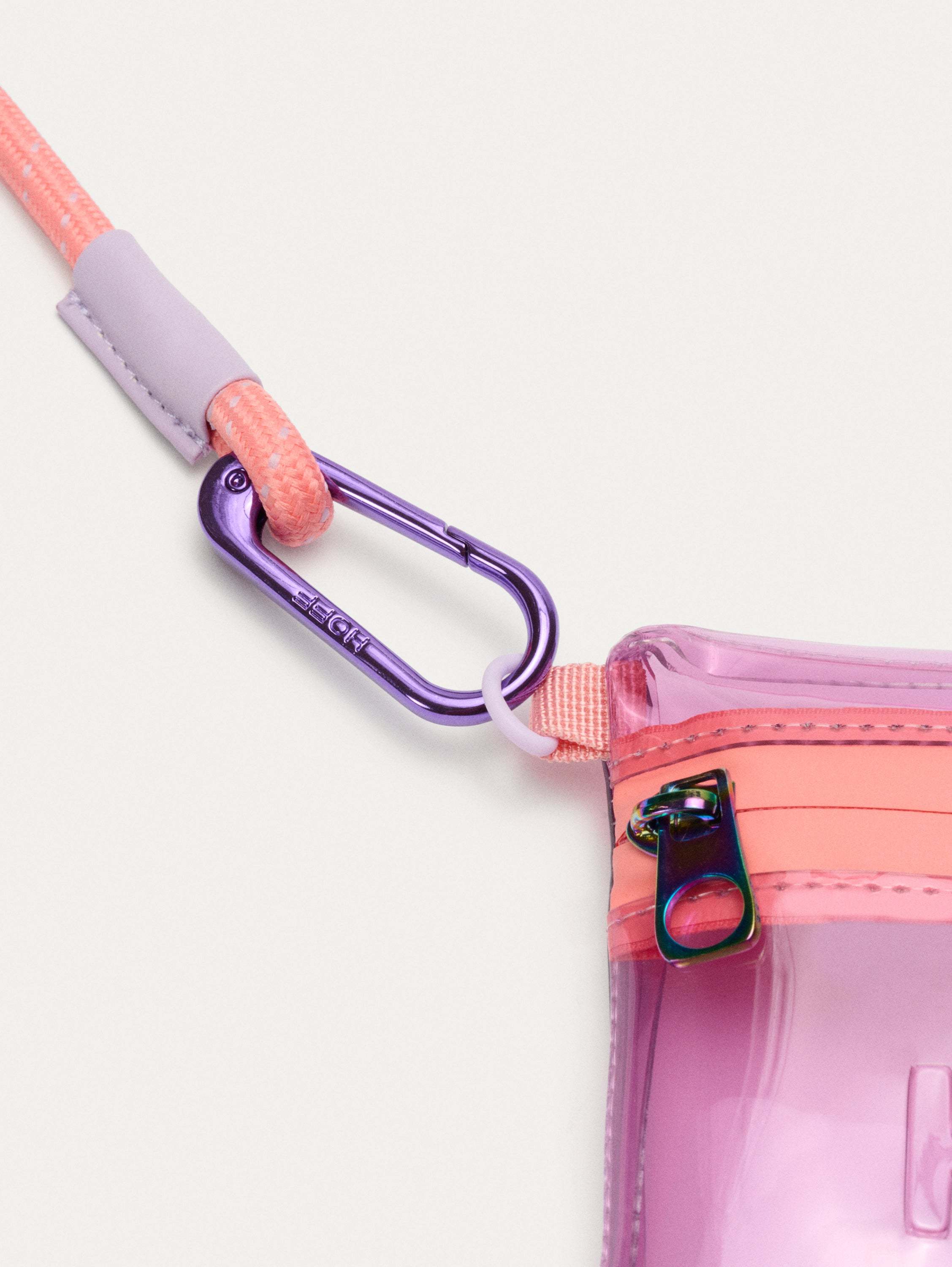 MINI BOLSO VINILO CRYSTAL LILA