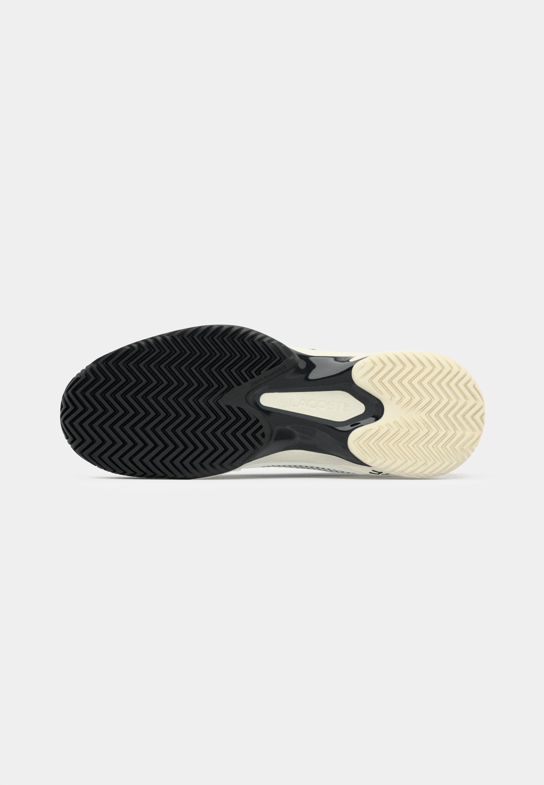 Lacoste Sport TECH POINT - Buty tenisowe uniwersalne - off white/black