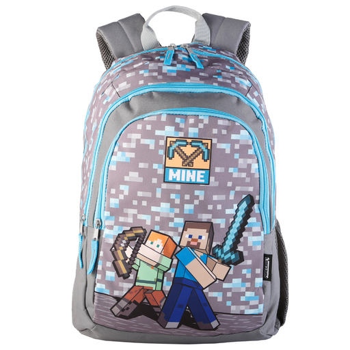 Minecraft Warriors Grundschulrucksack mit zwei Fächern