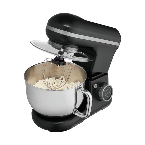 Robot de bucătărie digital cu bol de gheață, negru (MD 18420)