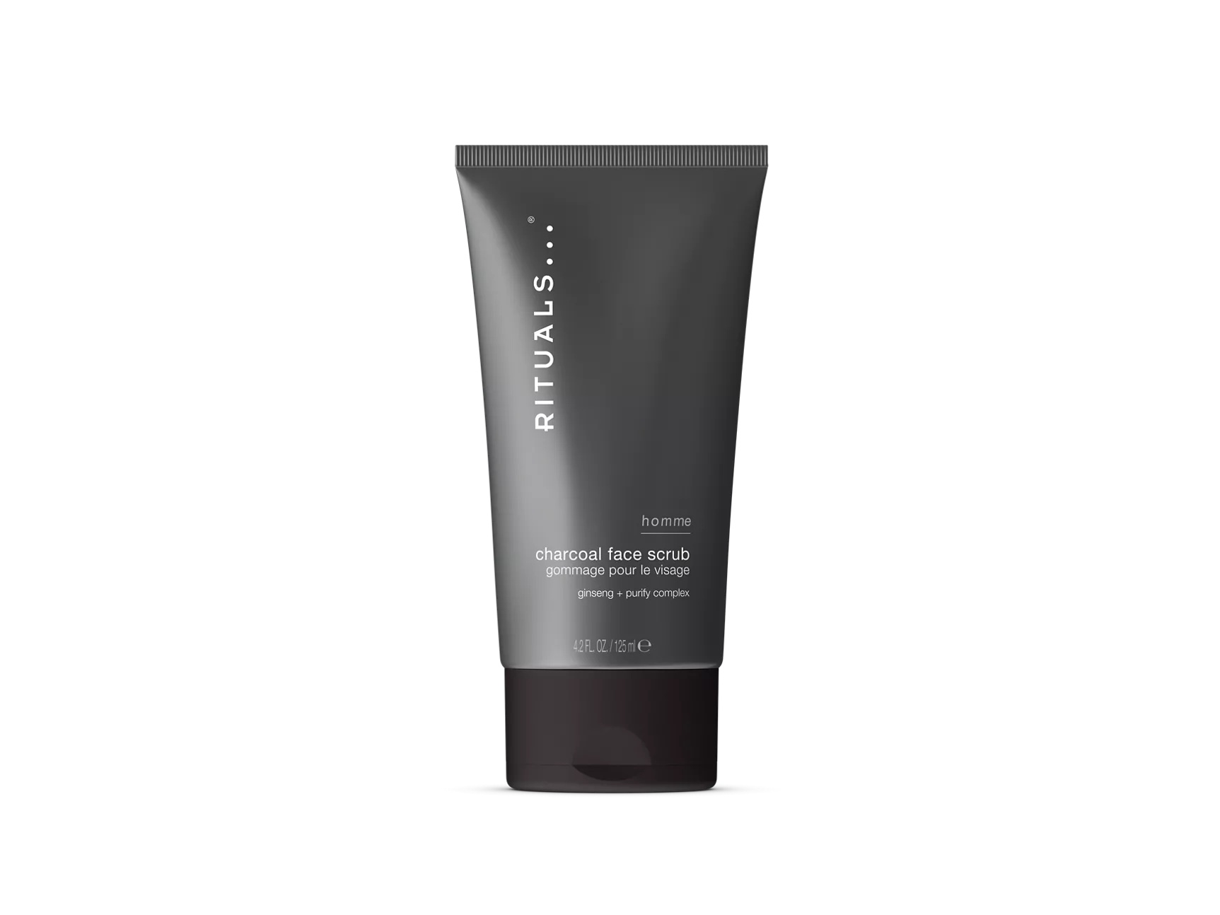 Exfoliant facial cu cărbune pentru bărbați