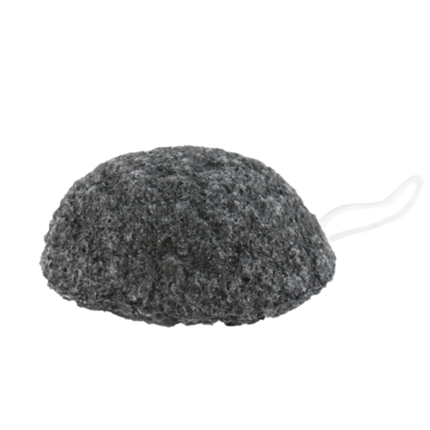 Éponge visage pur Konjac au Charbon de Bincho
