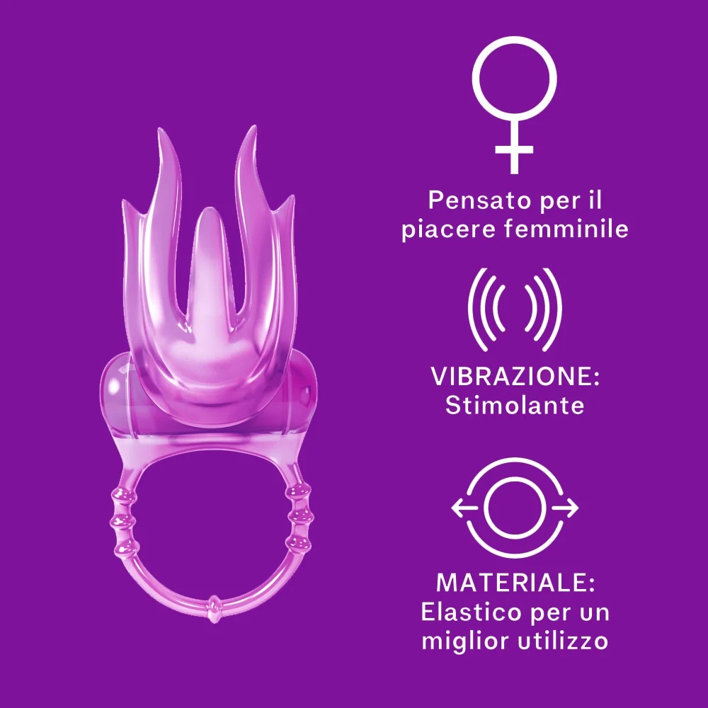 Anillo vibrador Durex Intense Little Devil para estimulación del clítoris.