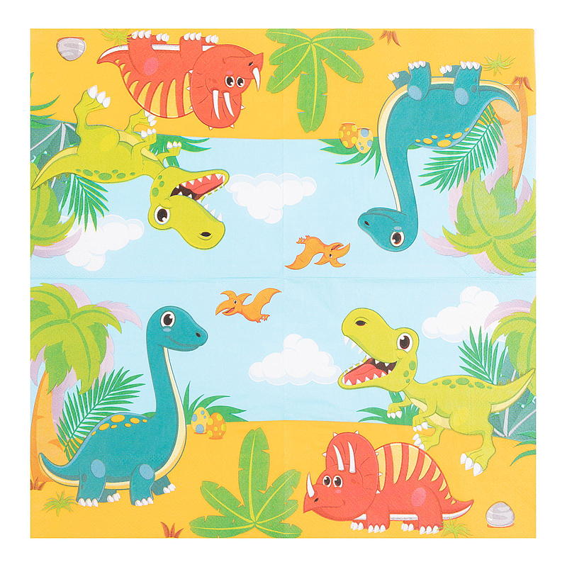 Giform Servietter 20-pak 33x33 cm dinosaur