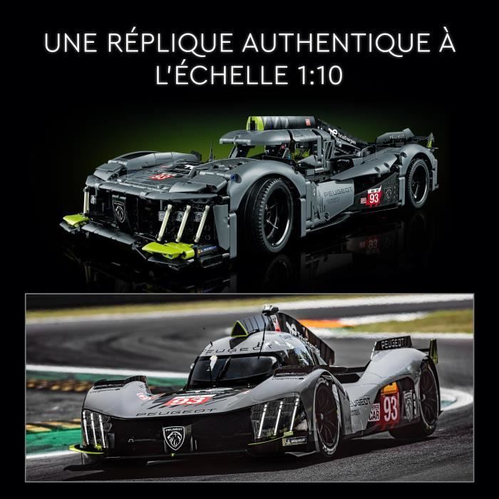 LEGO® Technic 42156 PEUGEOT 9X8 24H Le Mans Hybrid Hypercar, Rennwagenmodell