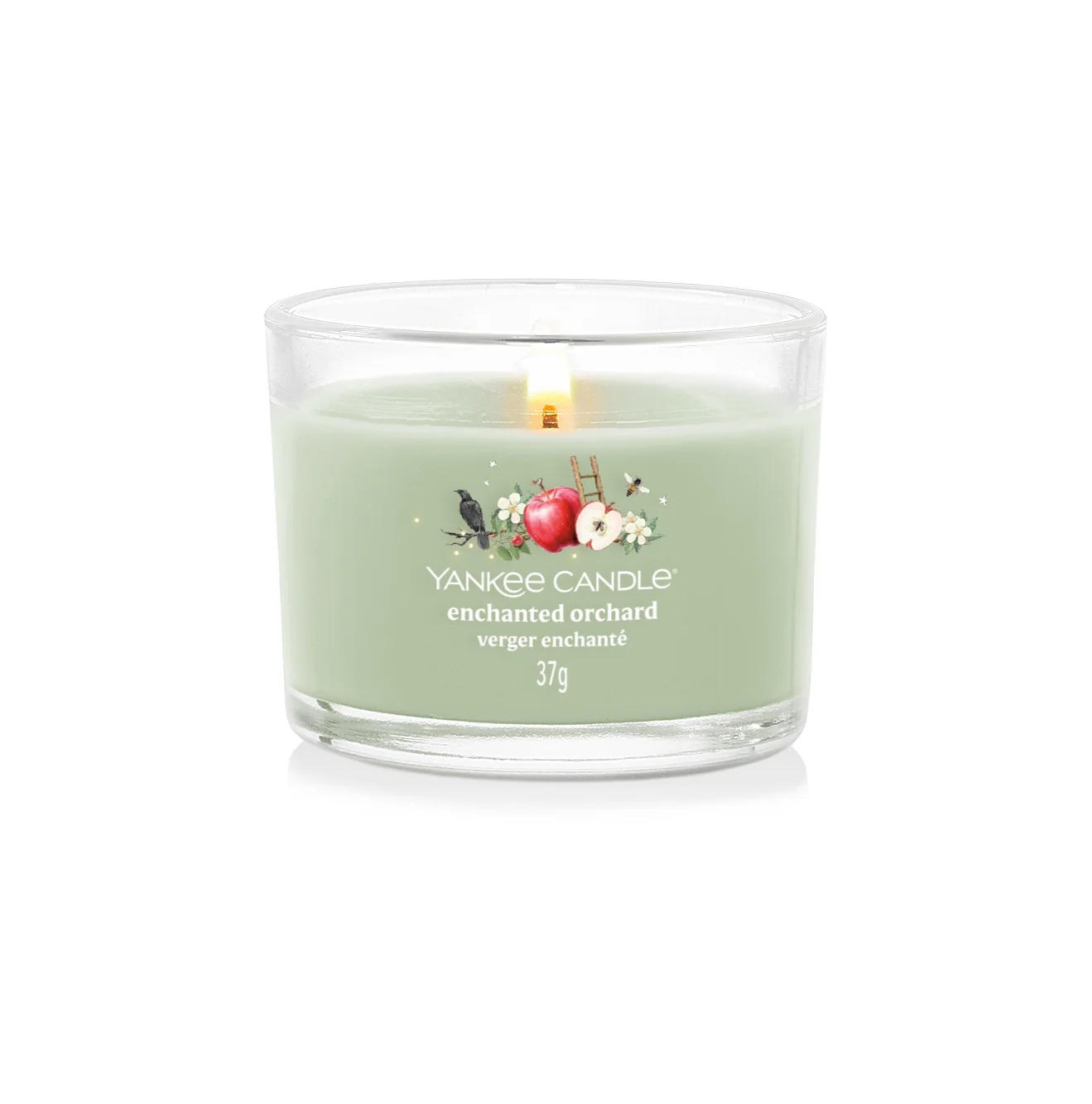 Filled Votive Candles Enchanted Orchard - Candela Profumata