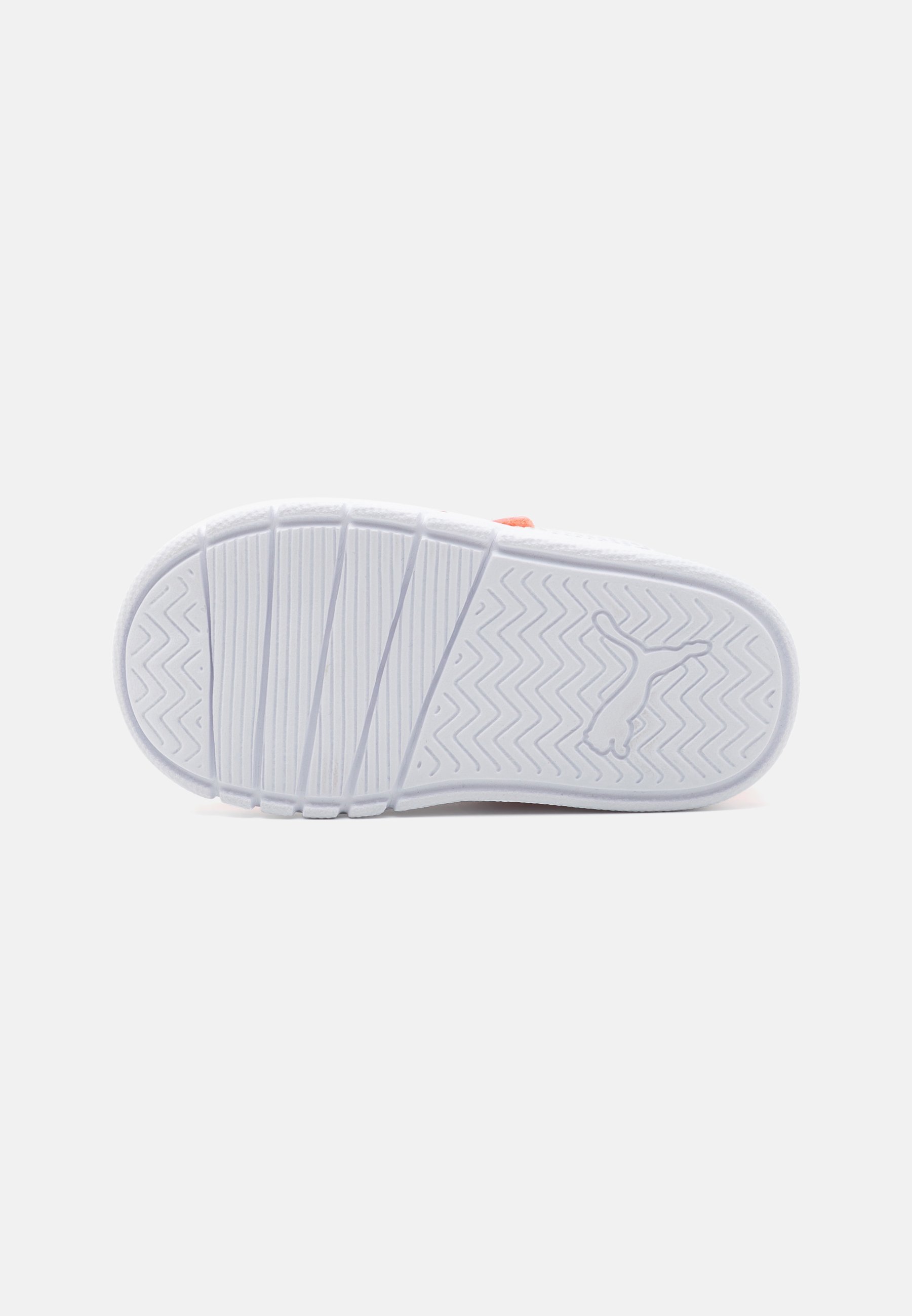 Puma COURTFLEX V3 UNISEX - Straßenlaufschuhe - Frucht/Weiß/Pfirsichfrost