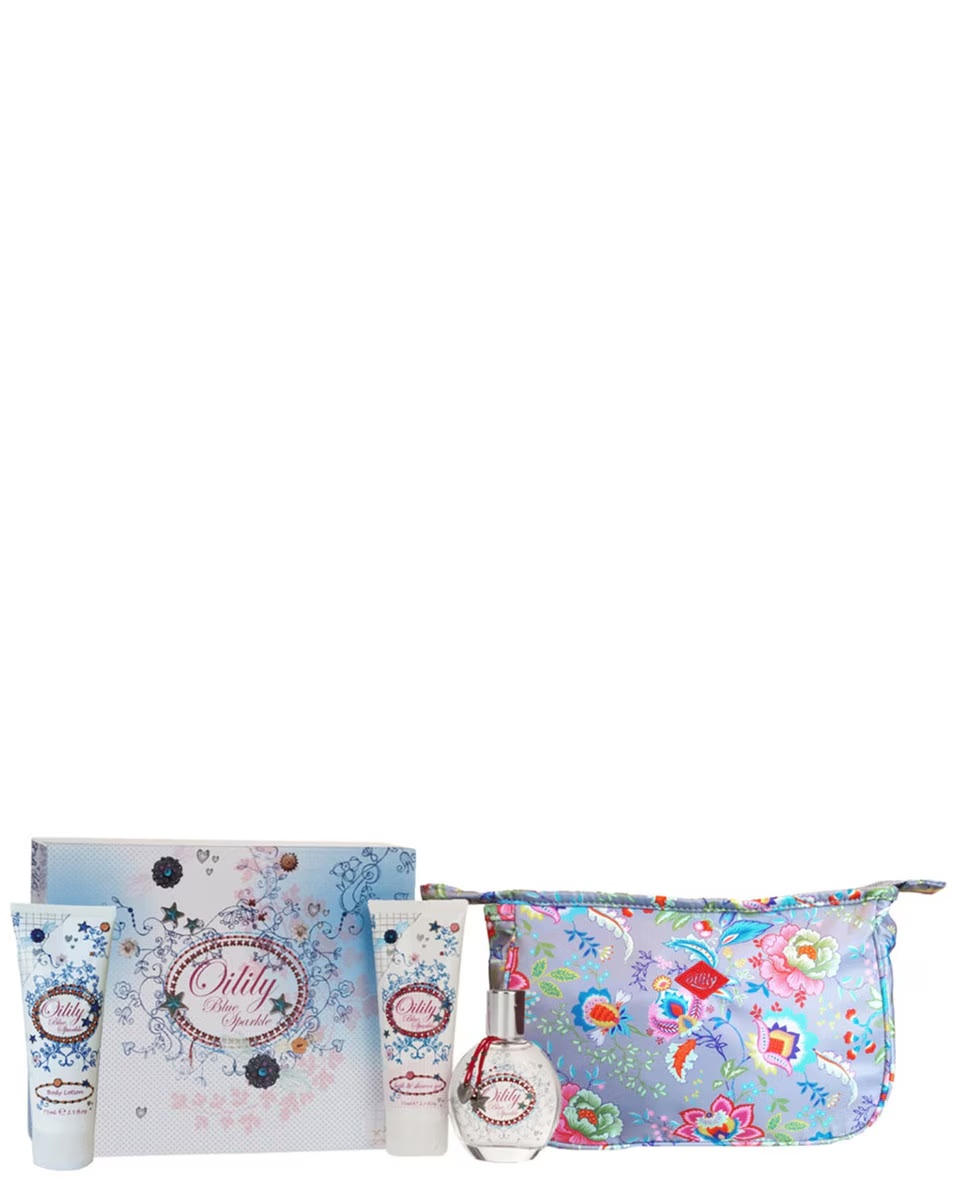 OILILY Blue Sparkle Luxury Box - EDT, Αφρόλουτρο & Τζελ Αφρόλουτρου, Θήκη Ομορφιάς