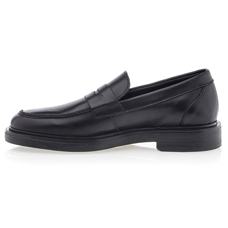  Svarta loafers/båtskor för män