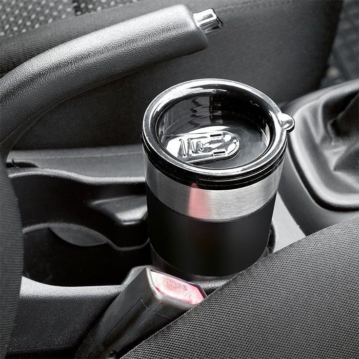 Macchina da caffè termica Clatronic KA 3733 per 1 tazza, con filtro, colore nero, acciaio inossidabile, 750 Watt