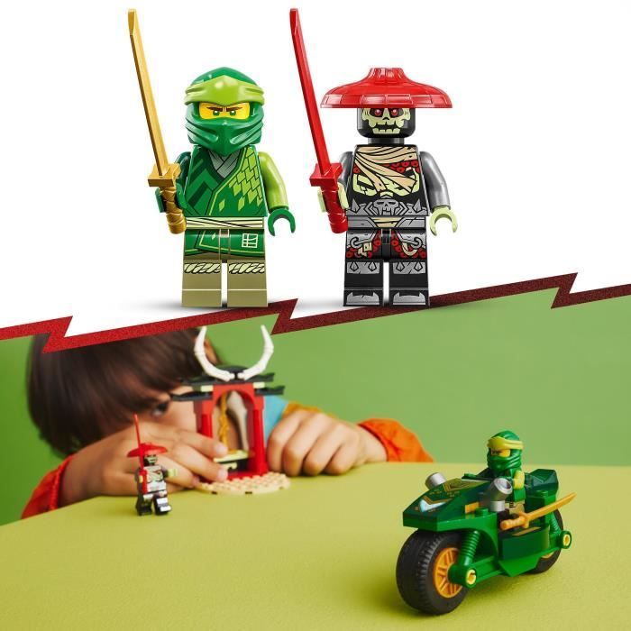 LEGO® NINJAGO 71788 Moto Ninja de Lloyd, Juguete para niños de 4 años en adelante, Juego educativo, 2 minifiguras