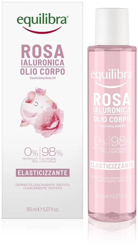 EQUILIBRA Equilibra Hyaluronic Rose Elasticizing Body Oil 150ml Snelle absorptie