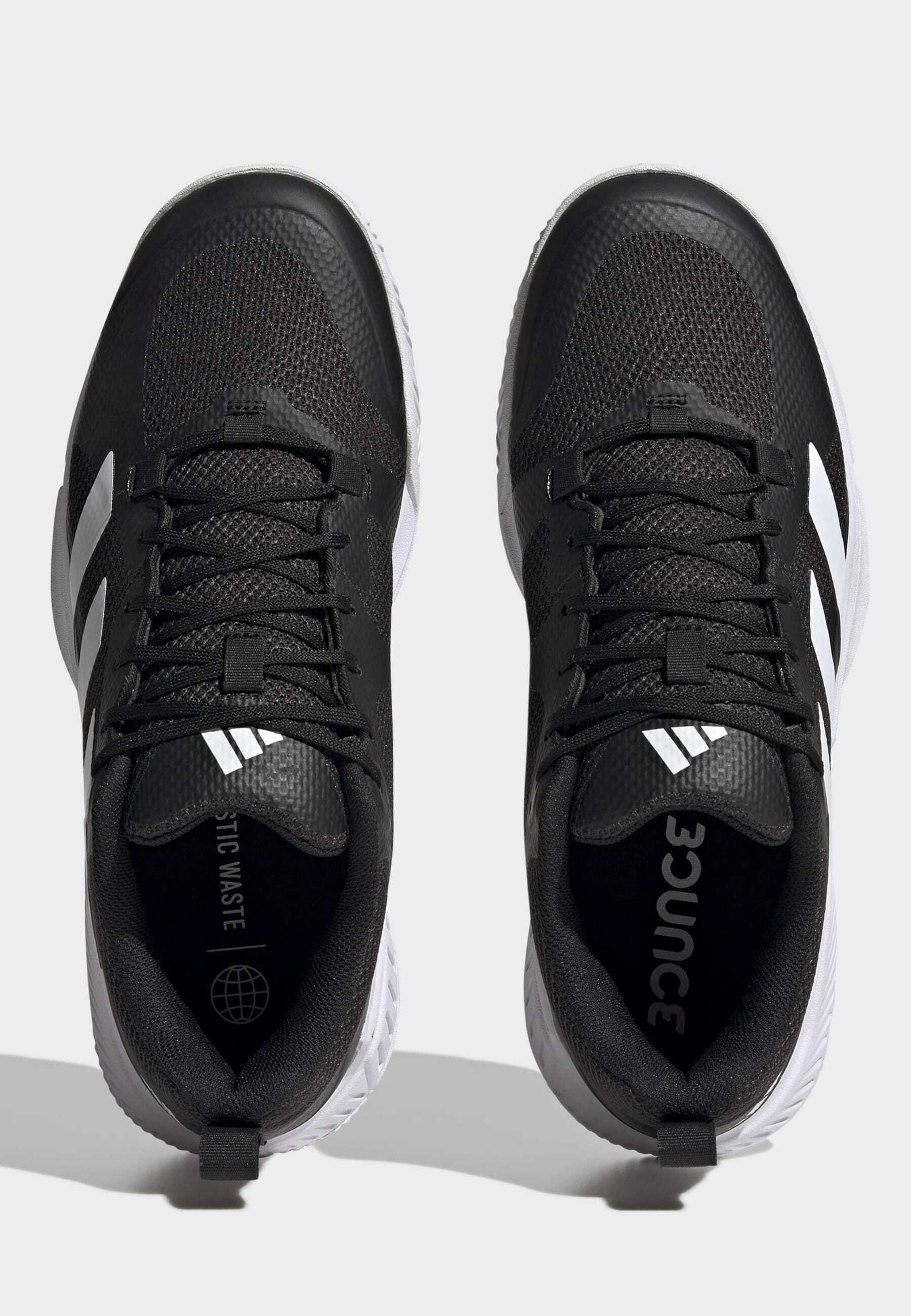 adidas Performance COURT TEAM BOUNCE 2.0 - Tennisschoenen voor tapijtbanen - core black cloud white