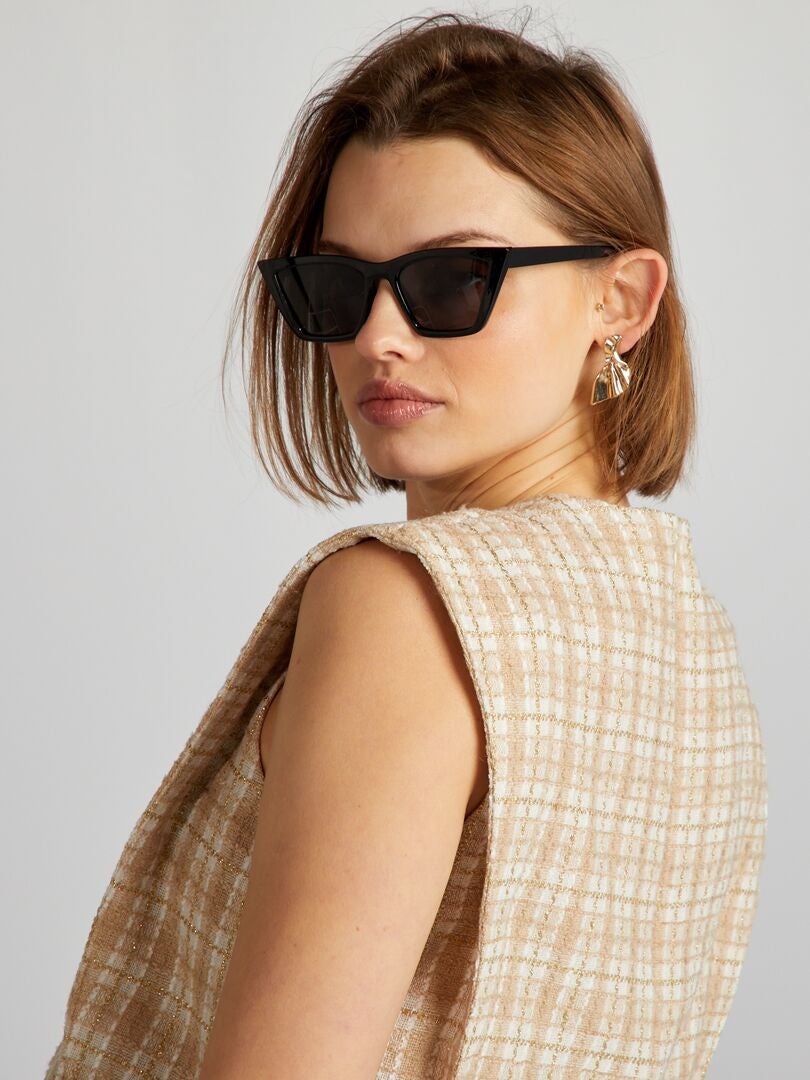 Tweedblouse - BEIGE