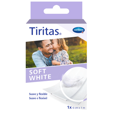 Tiritas puha fehér sebkötöző 1m x 6cm 1 egység 1 egység
