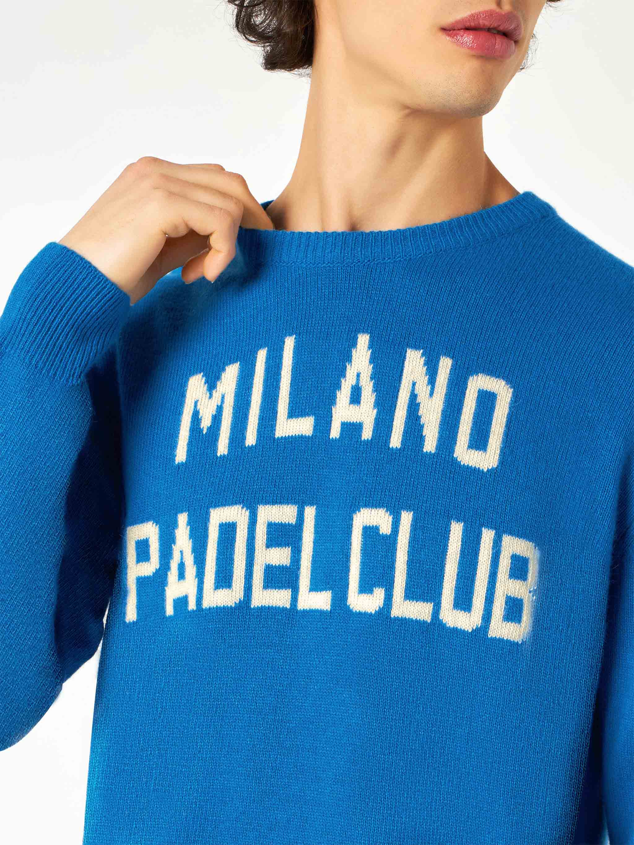 Milano Padel Club herentrui met jacquardprint