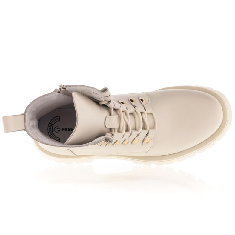 Beige dameslaarzen / enkellaarzen
