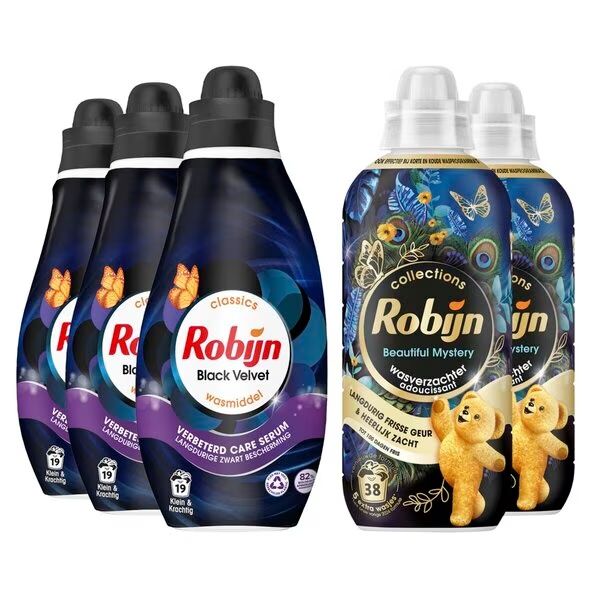 Robijn Classics Black Velvet Perfect Match Pack<br>5 комада, 142 прања