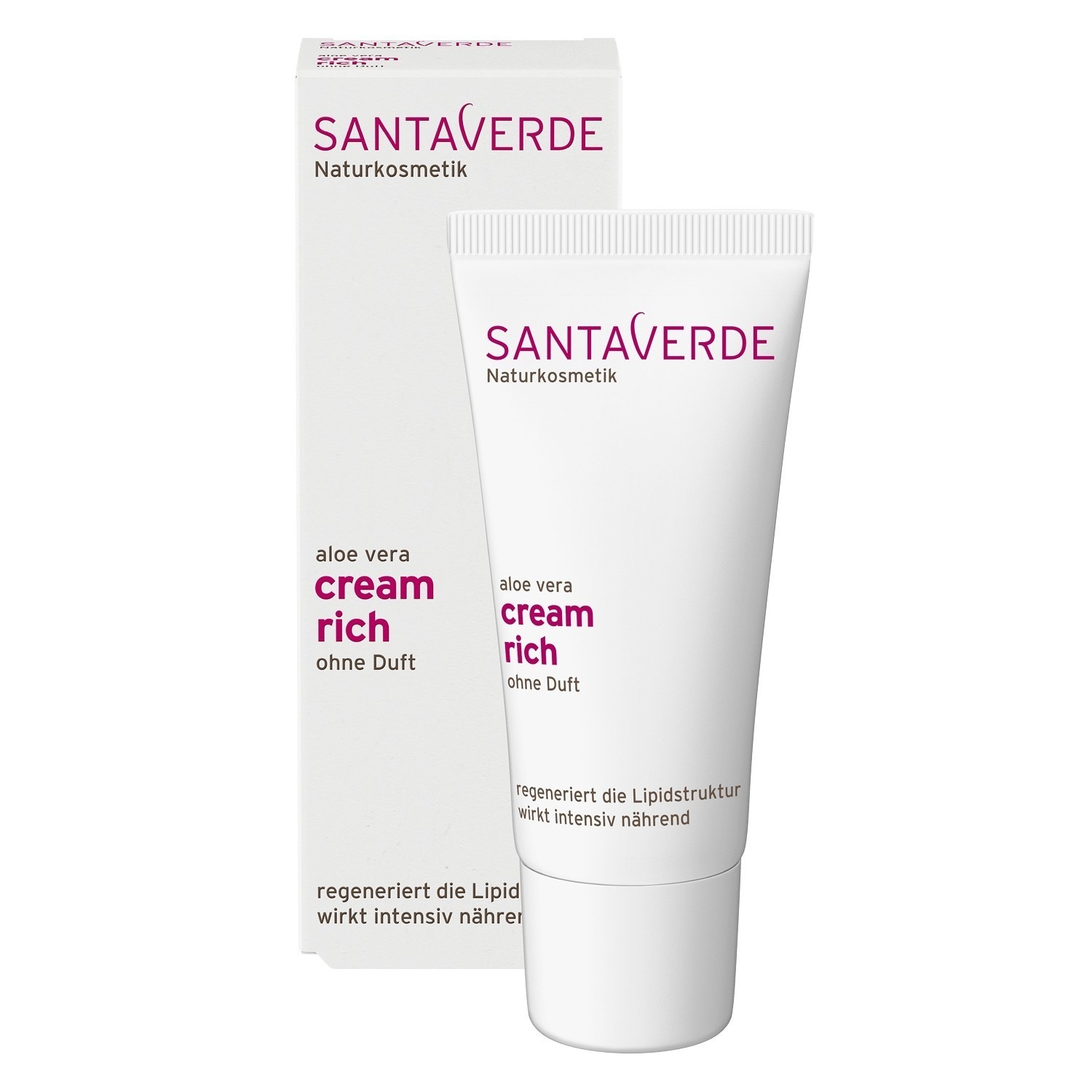 Santaverde krém na tvár s aloe vera – bez vône – 30 ml