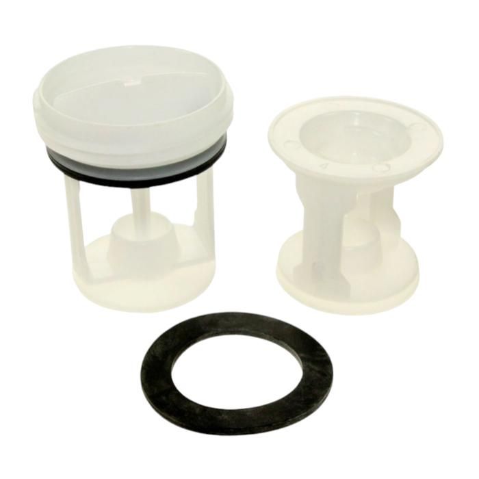 Tapón/filtro de la bomba de desagüe de la lavadora, número de pieza C00141034, 482000022946, compatible con Indesit, Ariston Hotpoint, Whirlpool y School.