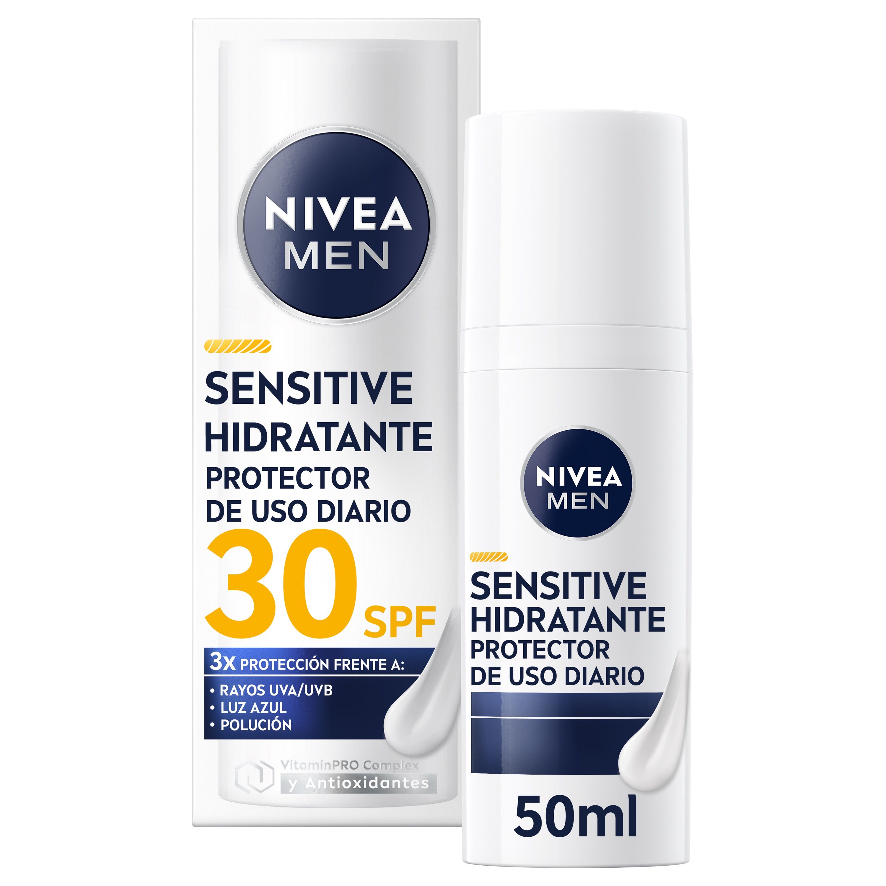 Nivea MEN Sensitive mitrinošais krēms SPF30 Sejas mitrinātāji