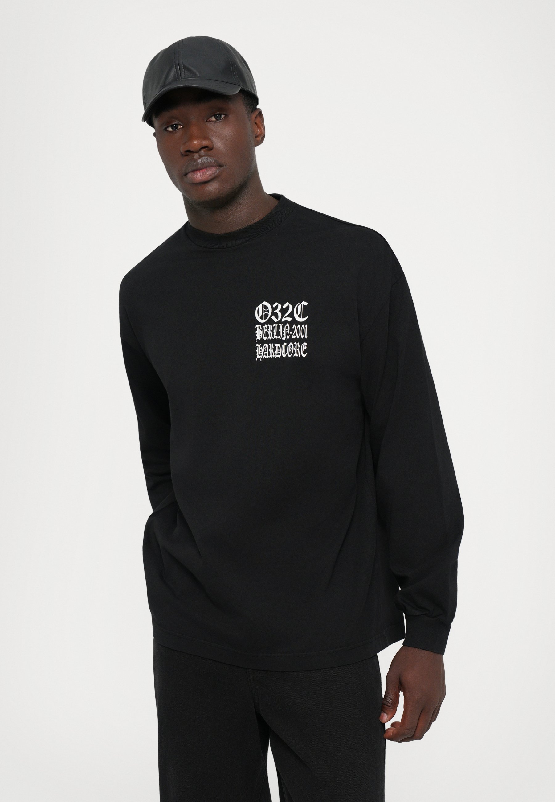 032c EXCLUSIVO HARDCORE LONGO UNISSEX - Camiseta de manga comprida - preta