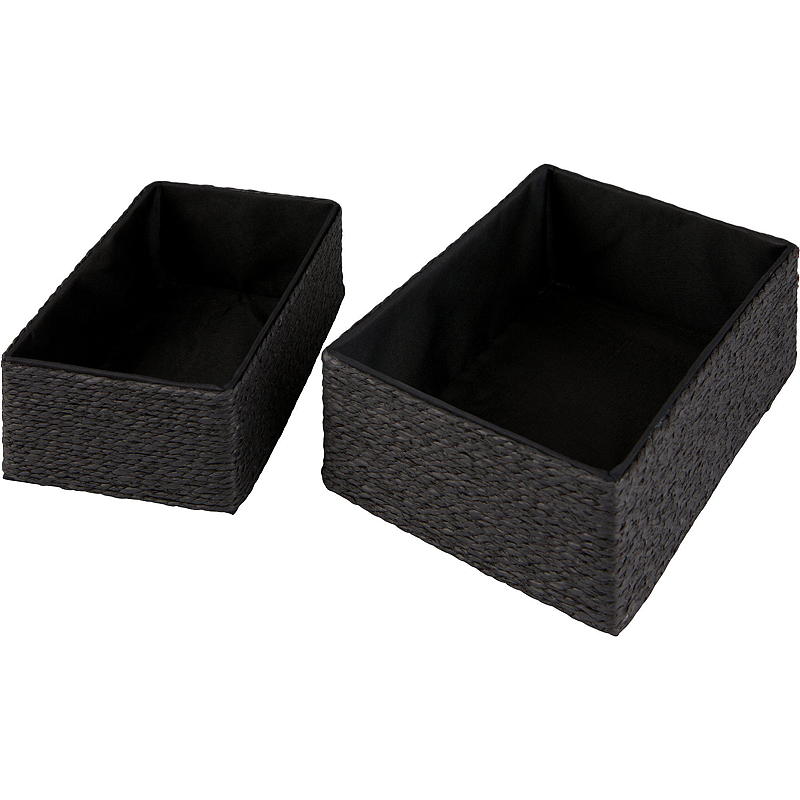 Hjem Kurv s/2 22x17/18x13 cm svart