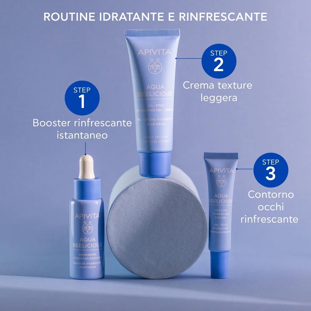 APIVITA Apivita Aqua Beelicious olievrije gelcrème 40 ml met hydraterende en balancerende werking