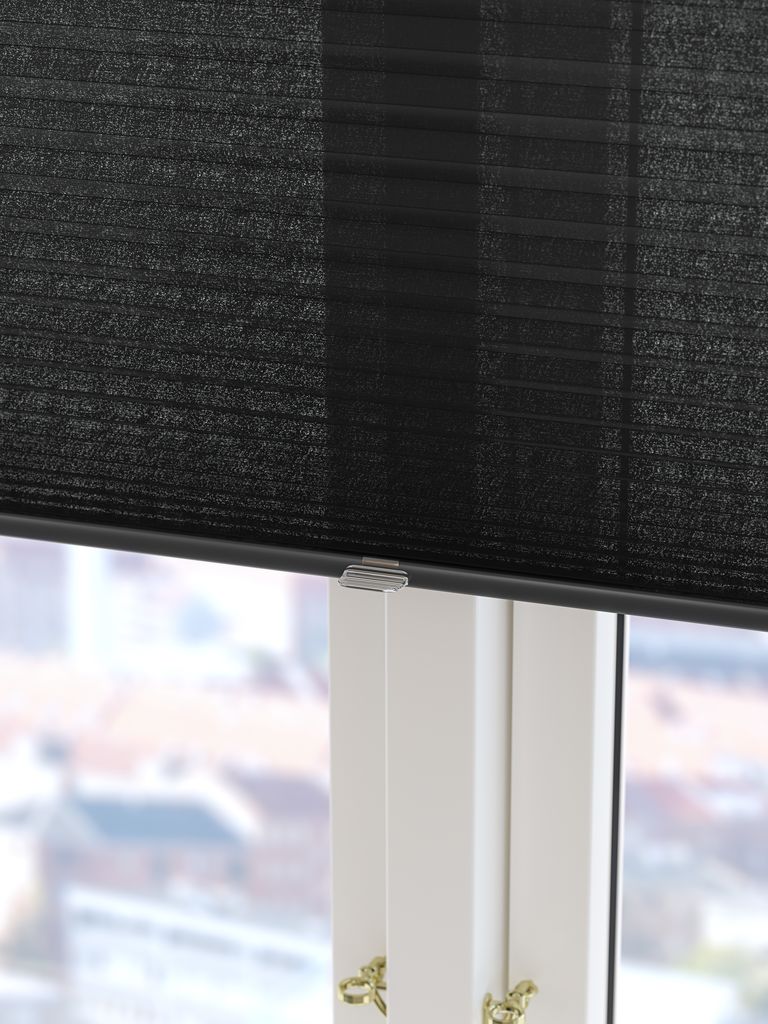 HOVDEN Plise rolete HOVDEN 80x160cm crne bežične