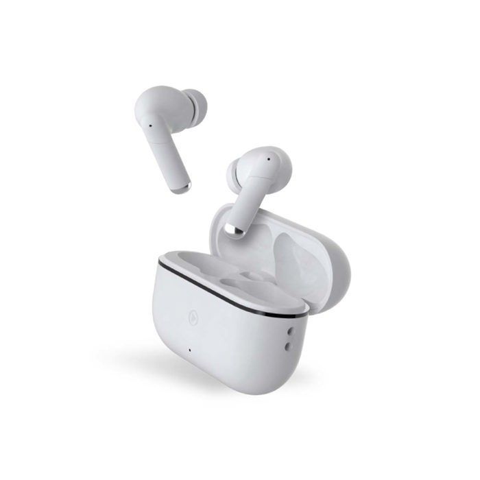 Force Play III True Wireless ANC+ENC Earbuds, White - Force Play Lifetime Warranty