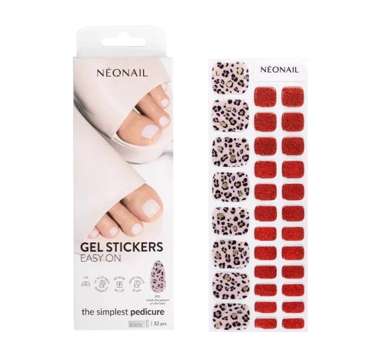 Neonail Hybryda w naklejkach P01