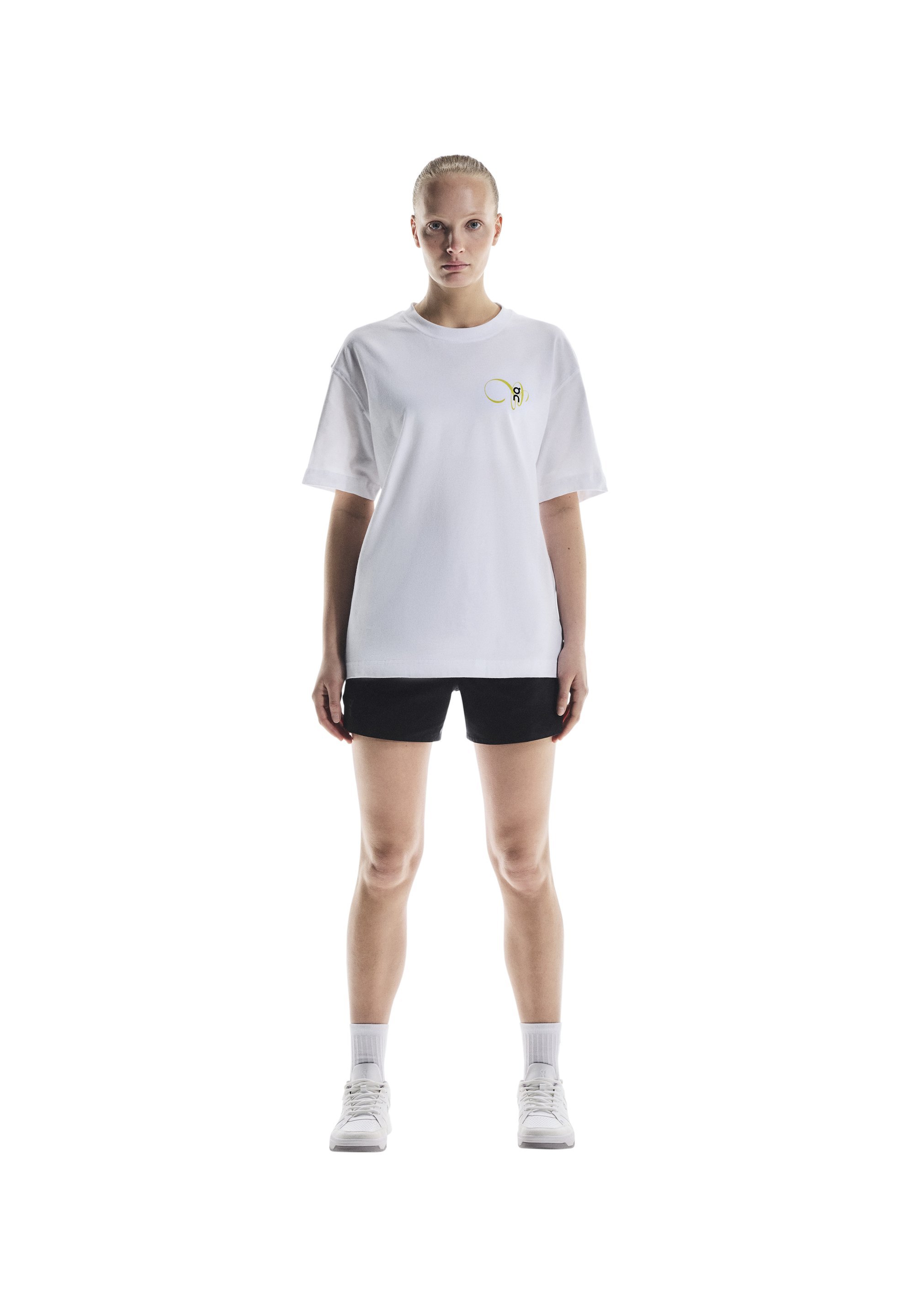 Op CLUB GRAPHIC - T-shirt met print - wit limoengroen
