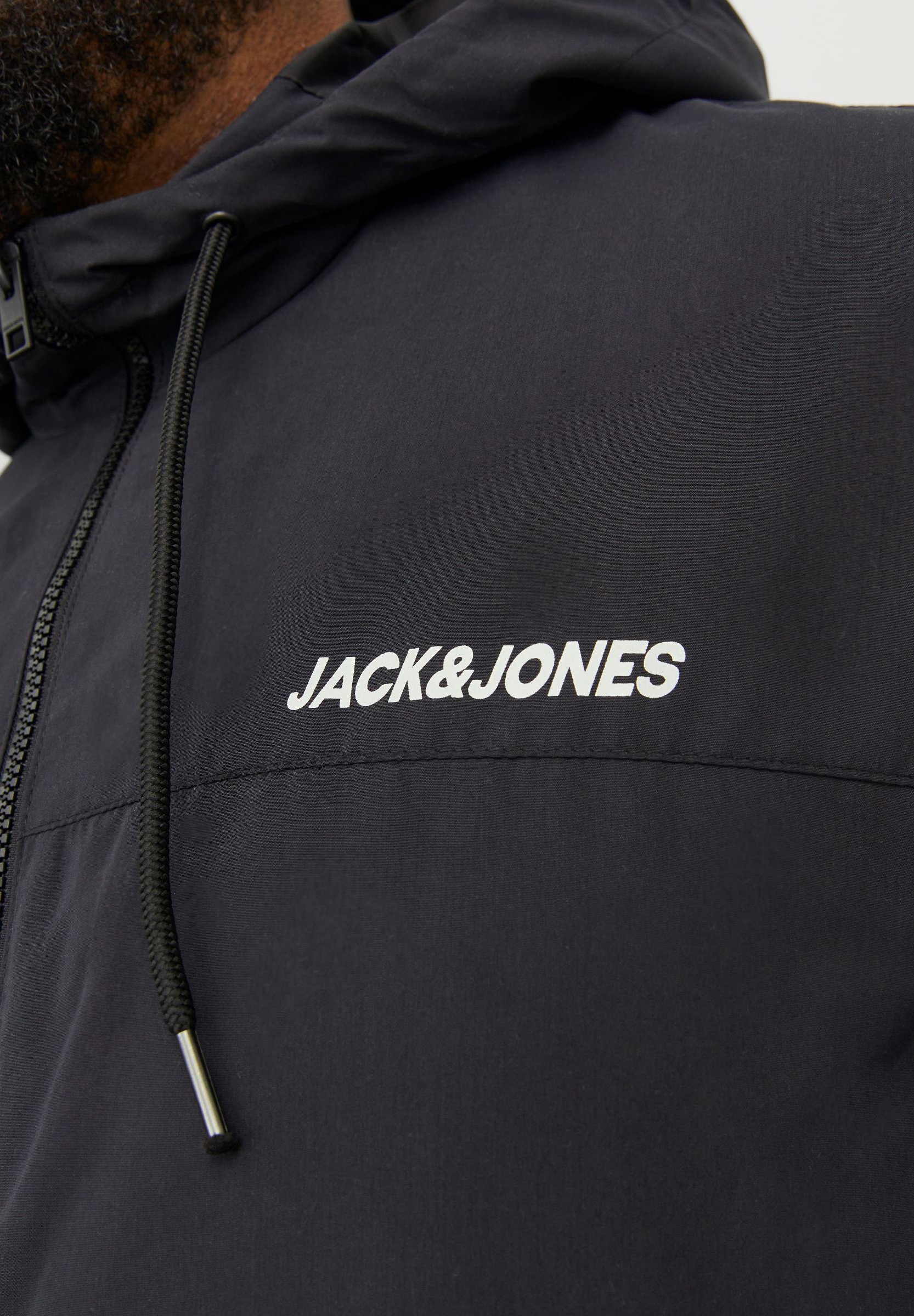Jack & Jones JJERUSH HOOD - Lichte jas - zwart