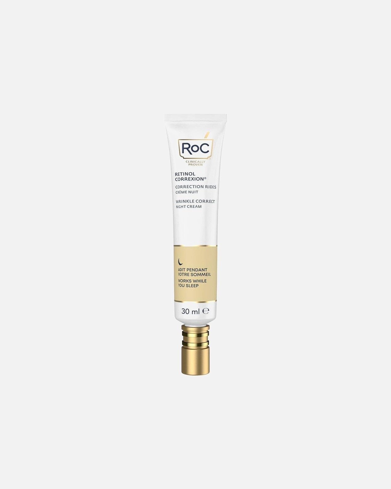„RoC“ naktinis kremas su retinolio raukšlių korekcija – 30 ml